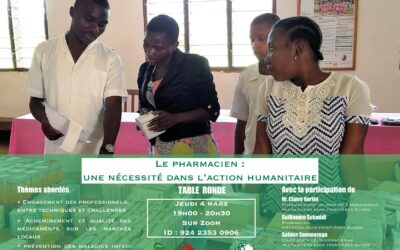 Le rôle du pharmacien dans l’action humanitaire: retour sur la table ronde du 4 mars